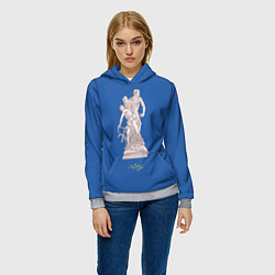 Толстовка-худи женская CMbYN скульптура Тимоти Шаламе Арми Хаммер, цвет: 3D-меланж — фото 2