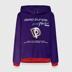 Толстовка-худи женская Deep Purple - Live at Montreux 1996, цвет: 3D-красный