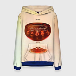 Толстовка-худи женская Come Taste the Band - Deep Purple, цвет: 3D-синий