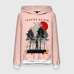 Толстовка-худи женская Fushiguro Megumi Jujutsu Kaisen, цвет: 3D-белый
