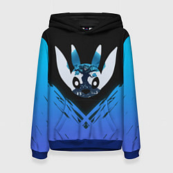 Толстовка-худи женская Ori Дух Ори, цвет: 3D-синий