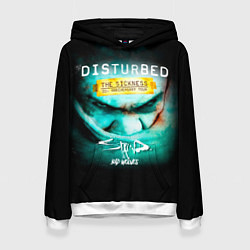 Толстовка-худи женская The Sickness - Disturbed, цвет: 3D-белый