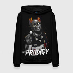 Толстовка-худи женская THE PRODIGY FLINT, цвет: 3D-черный