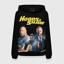 Толстовка-худи женская Hobbs & Shaw, цвет: 3D-черный