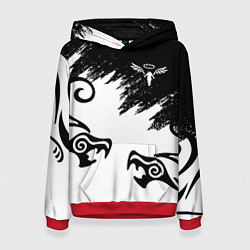 Толстовка-худи женская ТОКИЙСКИЕ МСТИТЕЛИ ВАЛЬГАЛЛА, цвет: 3D-красный