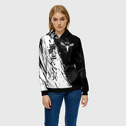 Толстовка-худи женская ТОКИЙСКИЕ МСТИТЕЛИ WALHALLA КЛАН, цвет: 3D-черный — фото 2