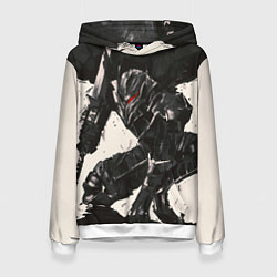 Толстовка-худи женская BERSERK ILLUSTRATION БЕРСЕРК, цвет: 3D-белый
