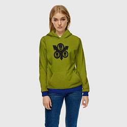 Толстовка-худи женская Гвардия Смерти после Ереси цвет легиона, цвет: 3D-синий — фото 2