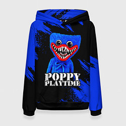 Толстовка-худи женская ХАГГИ ВАГГИ, цвет: 3D-черный