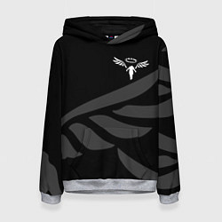 Толстовка-худи женская WALHALLA TEAM LOGO ТОКИЙСКИЕ МСТИТЕЛИ, цвет: 3D-меланж