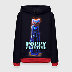 Толстовка-худи женская Poppy Playtime, цвет: 3D-красный