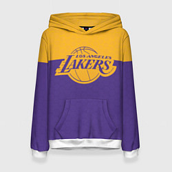 Толстовка-худи женская LAKERS LINE HEXAGON SPORT, цвет: 3D-белый