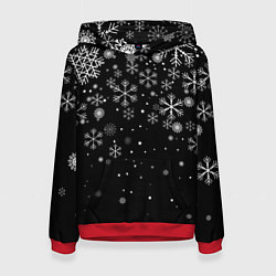 Женская толстовка Снежинки - С Новый год