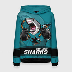 Женская толстовка San Jose Sharks, Сан Хосе Шаркс