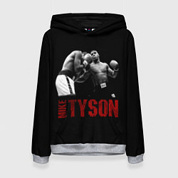 Толстовка-худи женская Майк Тайсон Mike Tyson, цвет: 3D-меланж