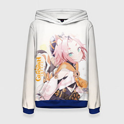 Толстовка-худи женская Диона из Genshin Impact, цвет: 3D-синий