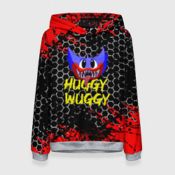 Женская толстовка Huggy Wuggy соты