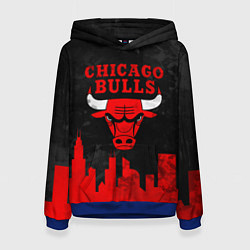 Женская толстовка Chicago Bulls, Чикаго Буллз Город