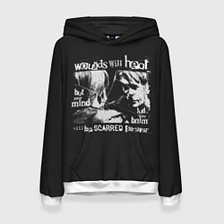 Толстовка-худи женская Джеймс Сандерленд, цвет: 3D-белый