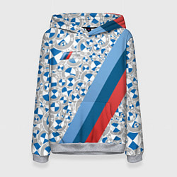 Женская толстовка BMW LOGO 2020 PATTERN M SPORT