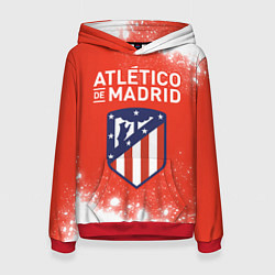 Женская толстовка ATLETICO MADRID Брызги