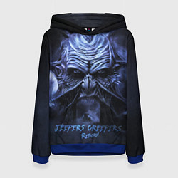 Толстовка-худи женская Jeepers Creepers Reborn, цвет: 3D-синий