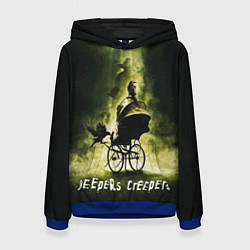 Толстовка-худи женская Poster Jeepers Creepers, цвет: 3D-синий