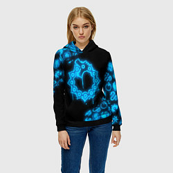 Толстовка-худи женская МЕЛИОДАС НЕОНОВЫЙ 7 СМЕРТНЫХ ГРЕХОВ, цвет: 3D-черный — фото 2