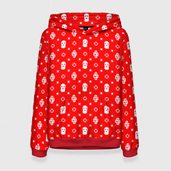 Толстовка-худи женская Red Dope Camo Dope Street Market, цвет: 3D-красный