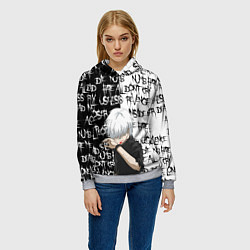 Толстовка-худи женская КАНЕКИ КЕН ZXC MODE, цвет: 3D-меланж — фото 2