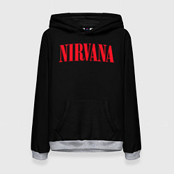 Женская толстовка Nirvana in Red