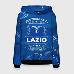 Толстовка-худи женская Lazio FC 1, цвет: 3D-черный