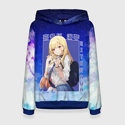 Толстовка-худи женская Marin Kitagawa: Heaven Art, цвет: 3D-синий