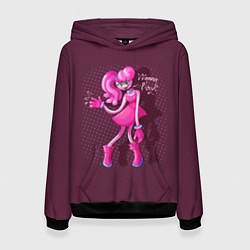 Толстовка-худи женская POPPY PLAYTIME МАМА ДЛИННЫЕ НОГИ MOMMY LONG LEGS, цвет: 3D-черный