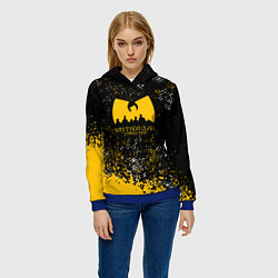 Толстовка-худи женская Wu-tang clan - ghostface killah, цвет: 3D-синий — фото 2