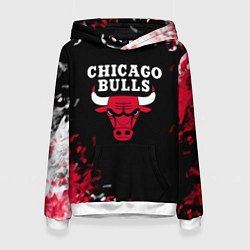 Женская толстовка Чикаго Буллз Chicago Bulls Огонь