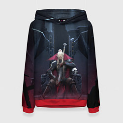 Толстовка-худи женская V Rising King, цвет: 3D-красный
