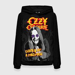 Толстовка-худи женская OZZY OSBOURNE ОЗЗИ ОСБОРН, цвет: 3D-черный