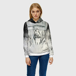 Толстовка-худи женская Battle of Los Angeles - Rage Against the Machine, цвет: 3D-белый — фото 2