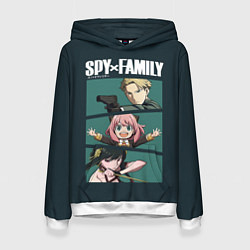 Женская толстовка SPY X FAMILY СЕМЬЯ ШПИОНА ЛОЙД, АНЯ, ЙОР