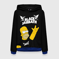 Женская толстовка Black Sabbath Гомер Симпсон Simpsons