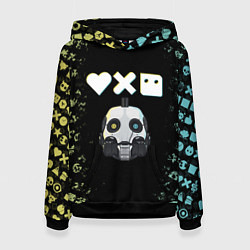 Толстовка-худи женская Love, Death and Robots Pattern, цвет: 3D-черный
