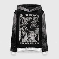 Толстовка-худи женская Atlas Falls - Shinedown, цвет: 3D-белый