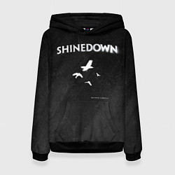 Толстовка-худи женская The Sound of Madness Shinedown, цвет: 3D-черный