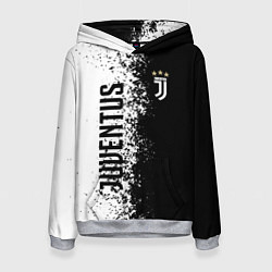 Толстовка-худи женская Juventus ювентус 2019, цвет: 3D-меланж