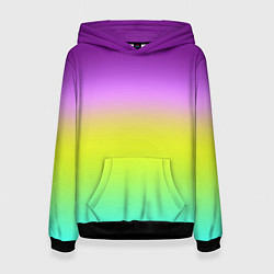 Женская толстовка Multicolored Ombre gradient