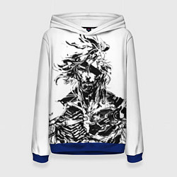Толстовка-худи женская Metal Gear Rising: Revengeance, цвет: 3D-синий