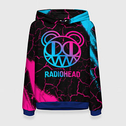 Женская толстовка Radiohead - neon gradient