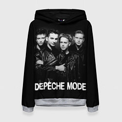 Женская толстовка Depeche Mode - black & white portrait
