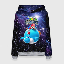 Толстовка-худи женская Super Mario Galaxy - Nintendo, цвет: 3D-меланж